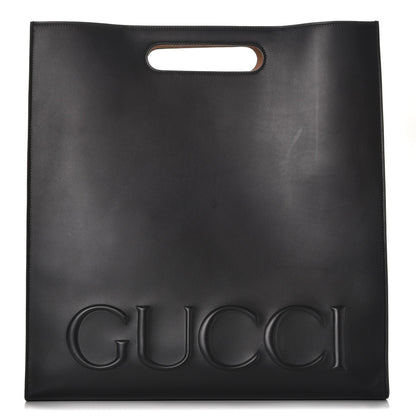 Gucci Calfskin Large XL Tote Black 1 of 8