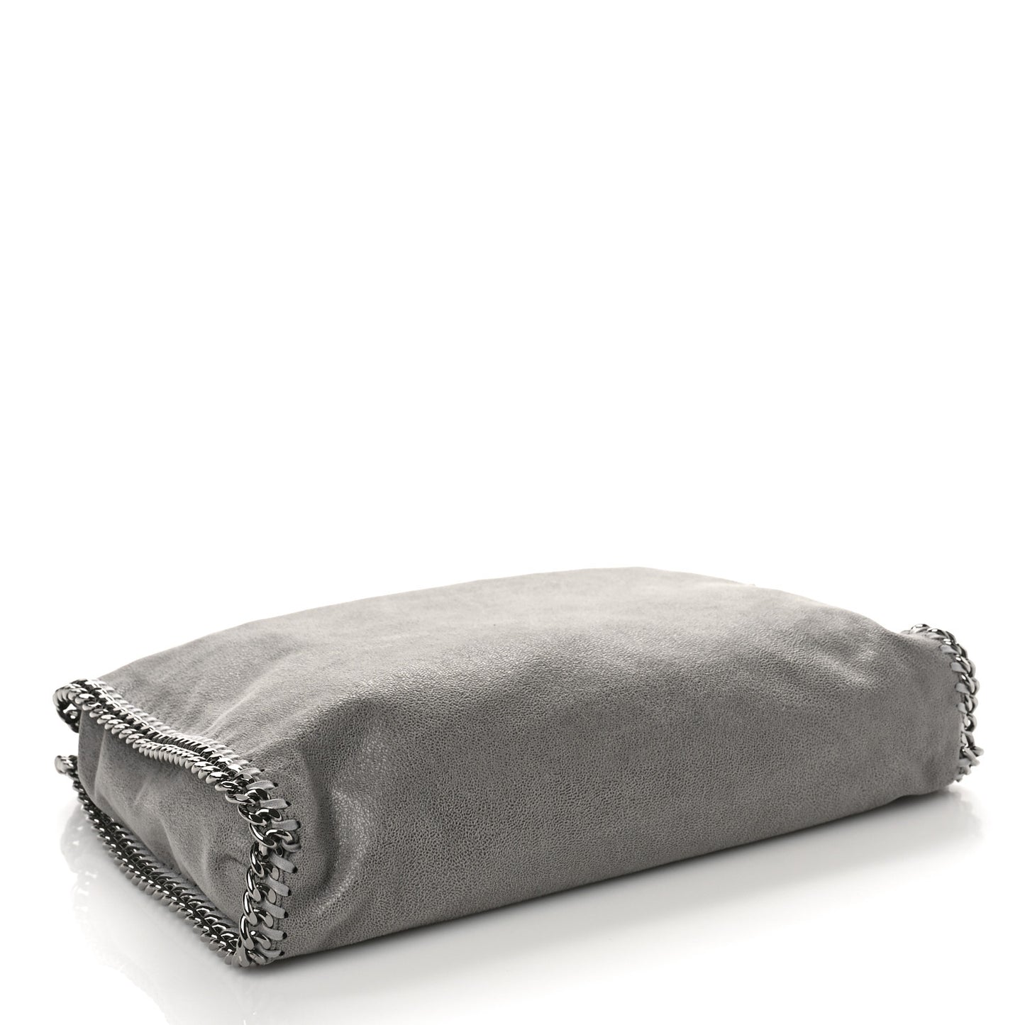 Shaggy Deer Falabella Fold Over Tote Grey