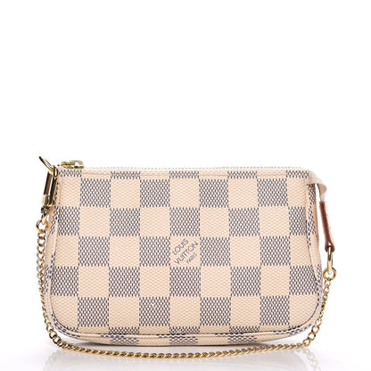 Louis Vuitton Damier Azur Mini Pochette Accessories 1 of 8