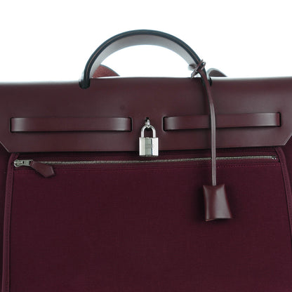 Hermes Toile Herbag Zip 39 MM Prune 6 of 11
