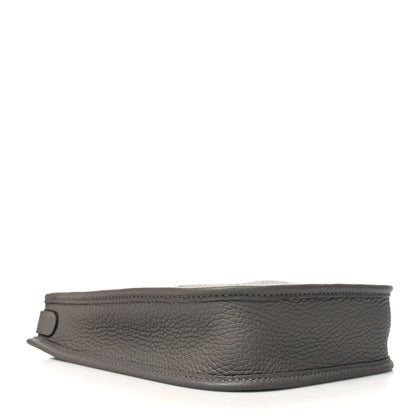 Hermes Taurillon Clemence Evelyne TPM Gris Meyer 4 of 11