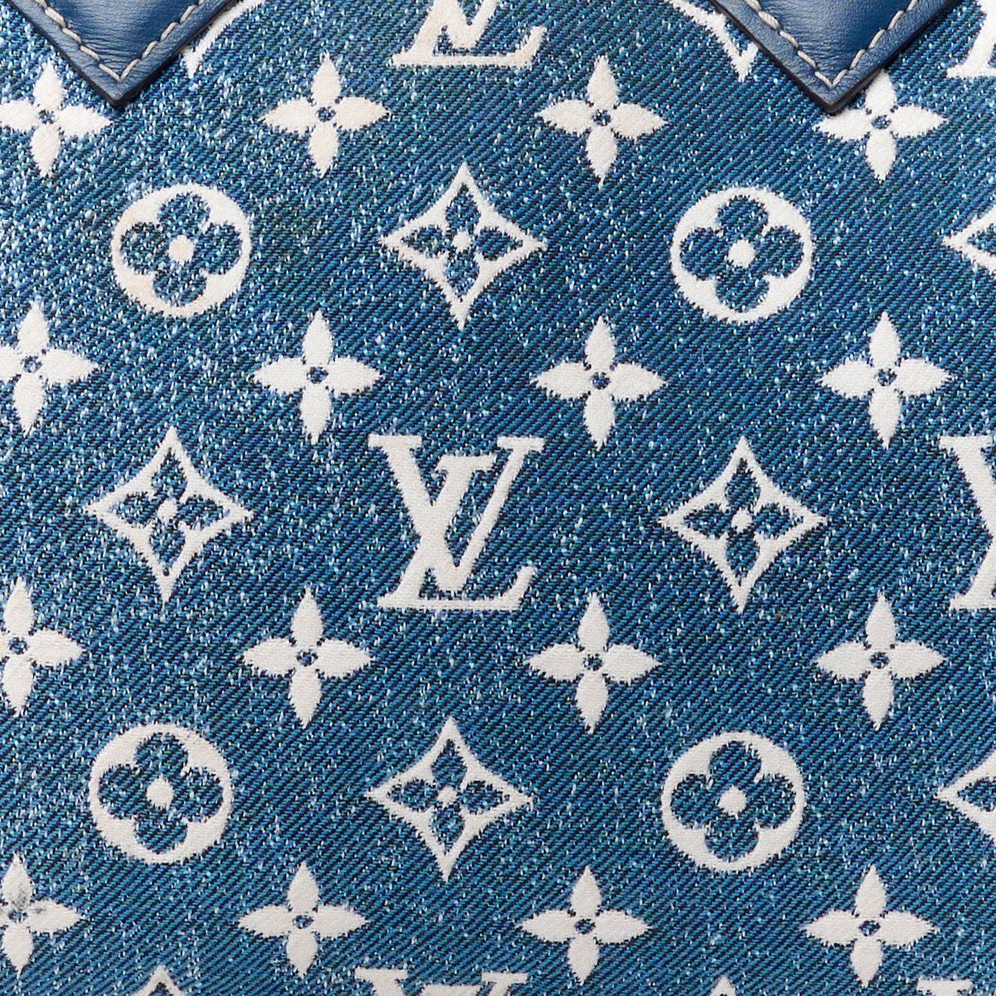 Monogram Jacquard Denim Speedy Bandouliere 25 Bleu