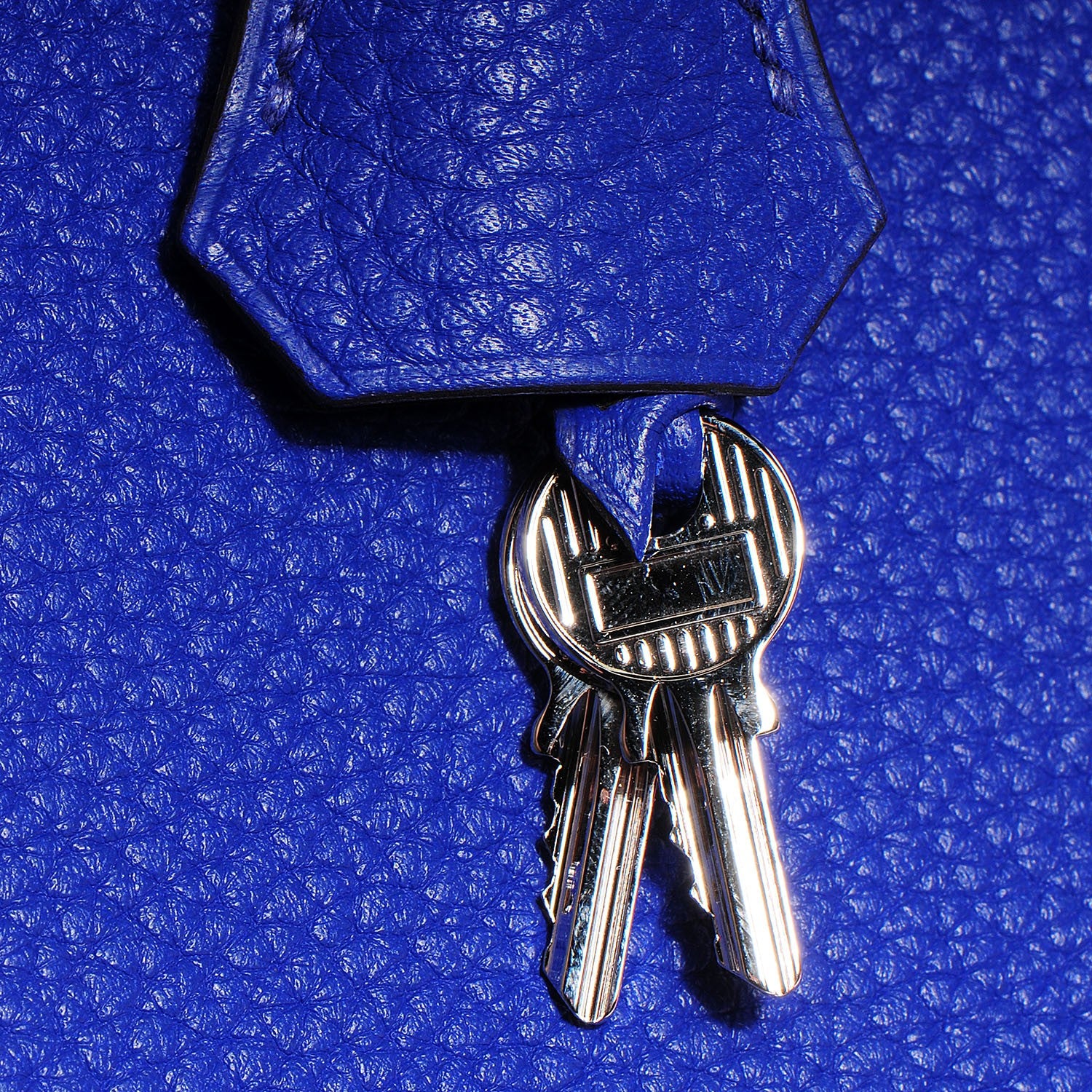 Hermes Taurillon Clemence Kelly Retourne 32 Bleu Electrique 11 of 24