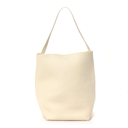 The Row Grained Calfskin Large N/S Park Tote Ivory 1 of 9