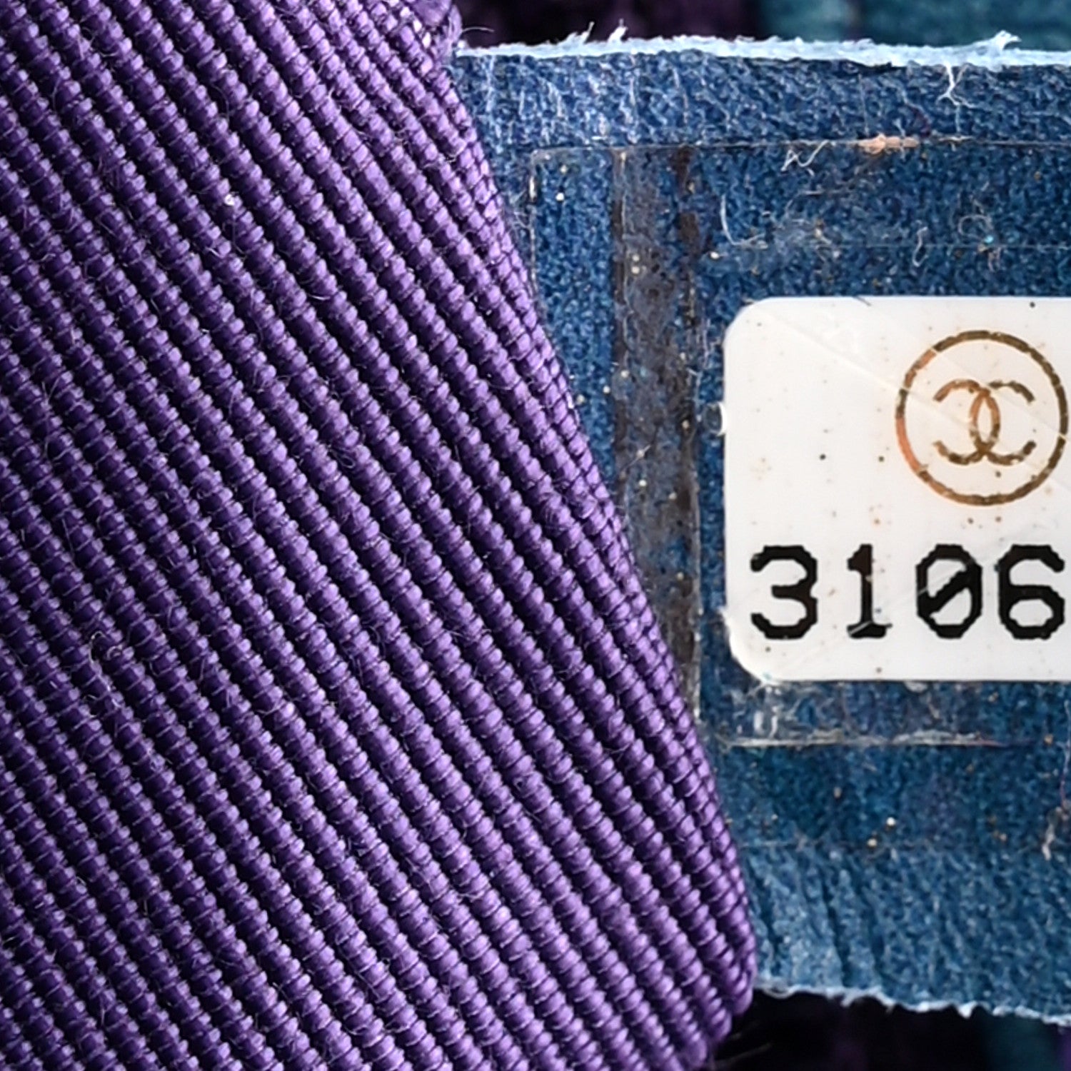 Chanel Tie Dye Calfskin Quilted Medium Chanel 19 Flap Blue Purple 7 of 11