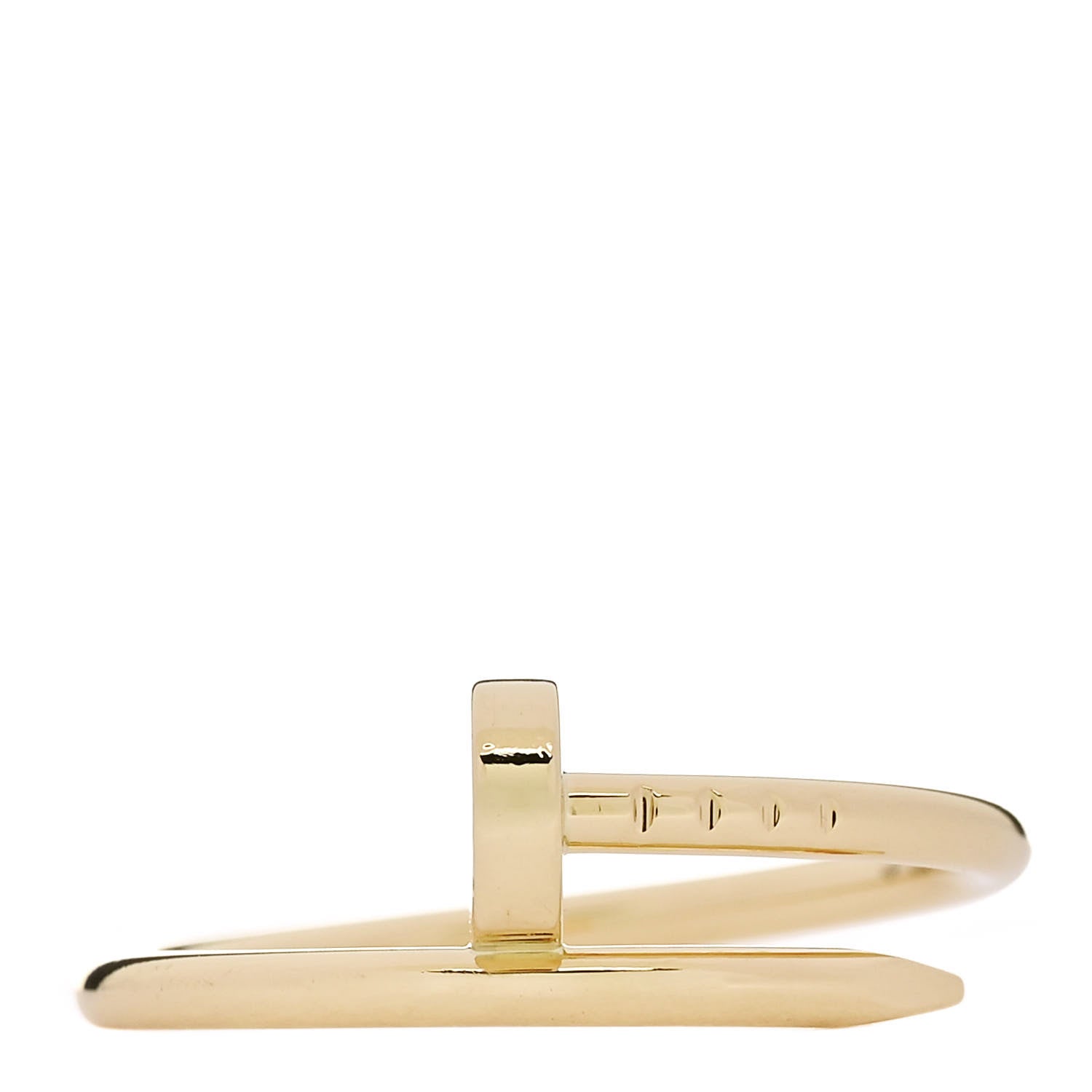 Cartier 18K Yellow Gold Small Juste Un Clou Ring 55 7.25 1 of 5