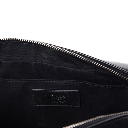 Saint Laurent Calfskin Matelasse Monogram Lou Camera Bag Black 9 of 10