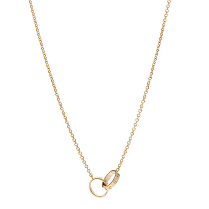 Cartier 18K Yellow Gold Interlocking LOVE Necklace 1 of 5