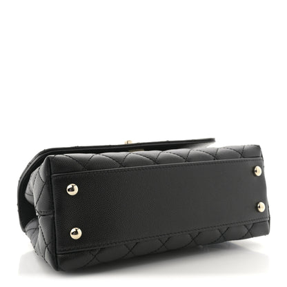 Chanel Caviar Quilted Mini Coco Handle Flap Black 4 of 11