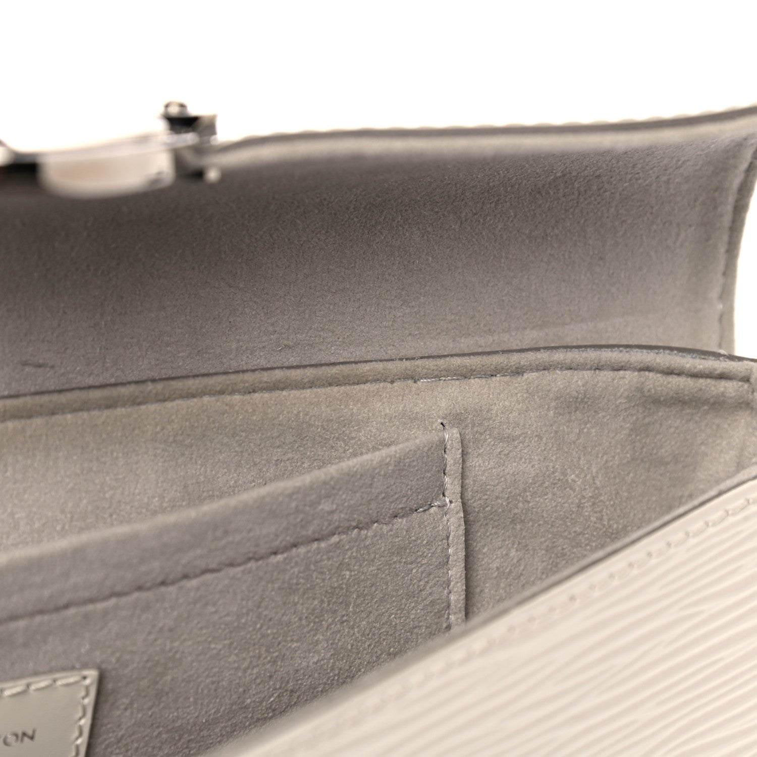 Louis Vuitton Epi Montaigne Clutch Ivory 9 of 11
