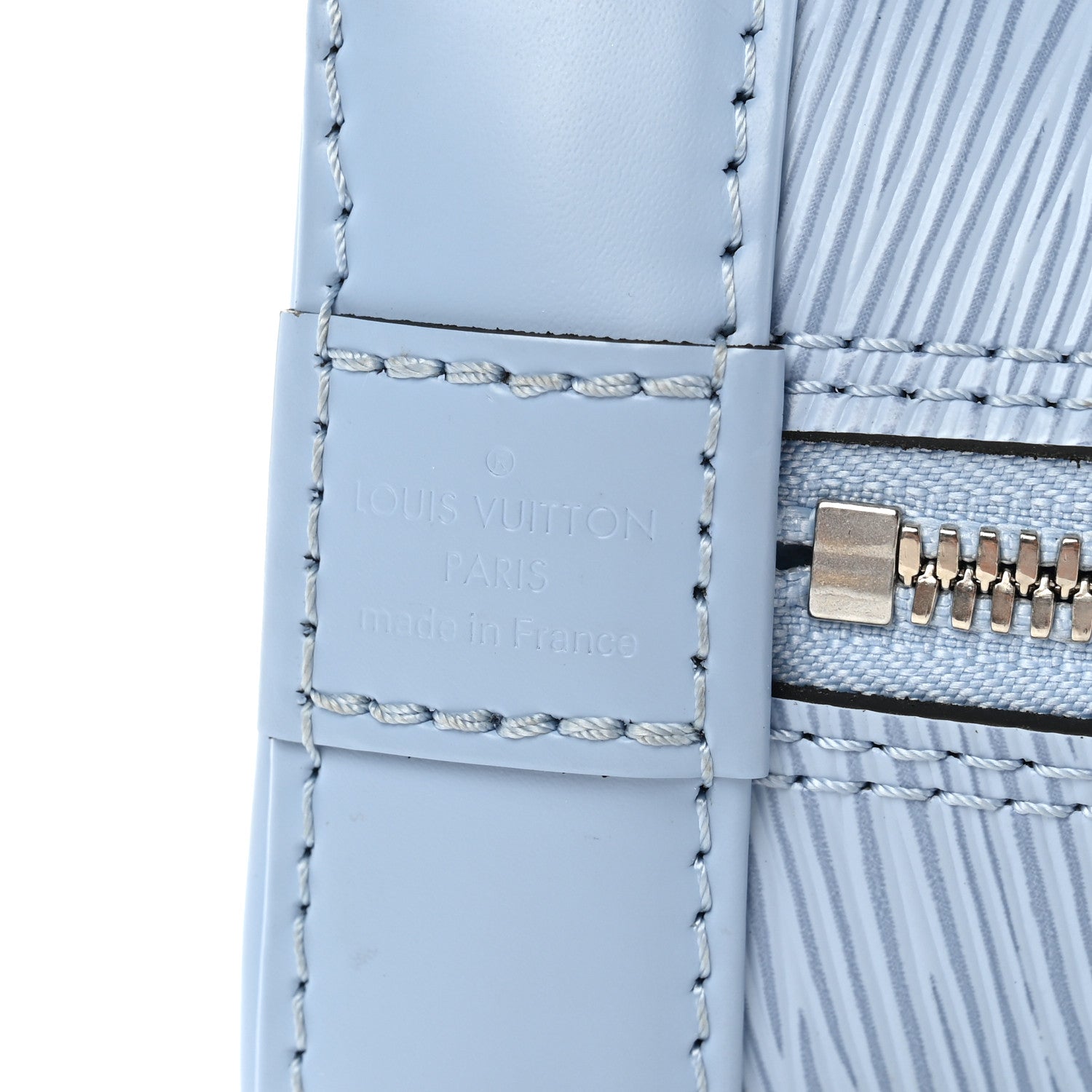 Louis Vuitton Epi Jacquard Alma BB Bleu Nuage 6 of 10