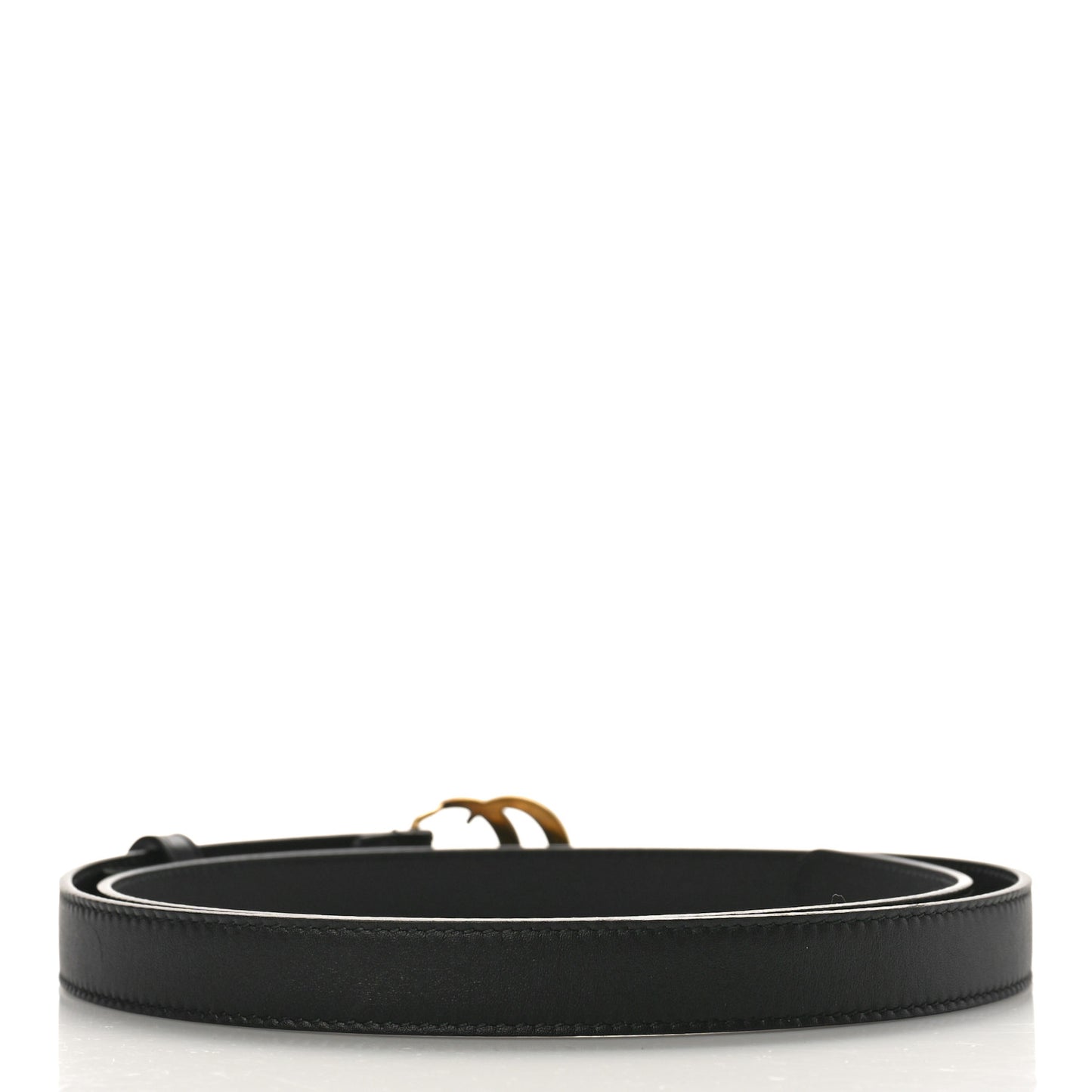Calfskin Double G 20mm Belt 90 36 Black