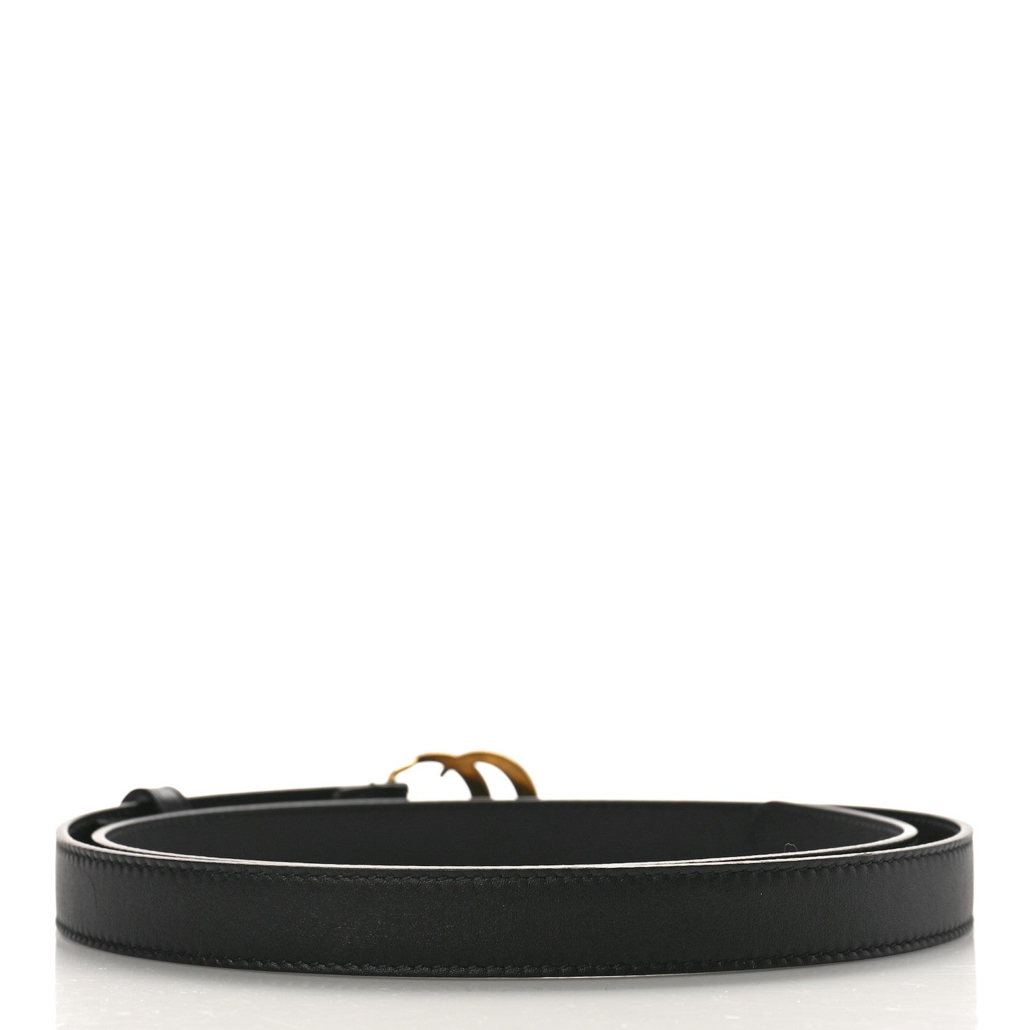 Gucci Calfskin Double G 20mm Belt 90 36 Black 2 of 4