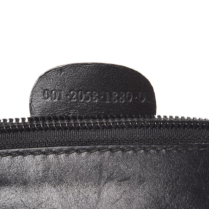 Gucci Calfskin Bamboo Handle Shoulder Bag Black 8 of 20