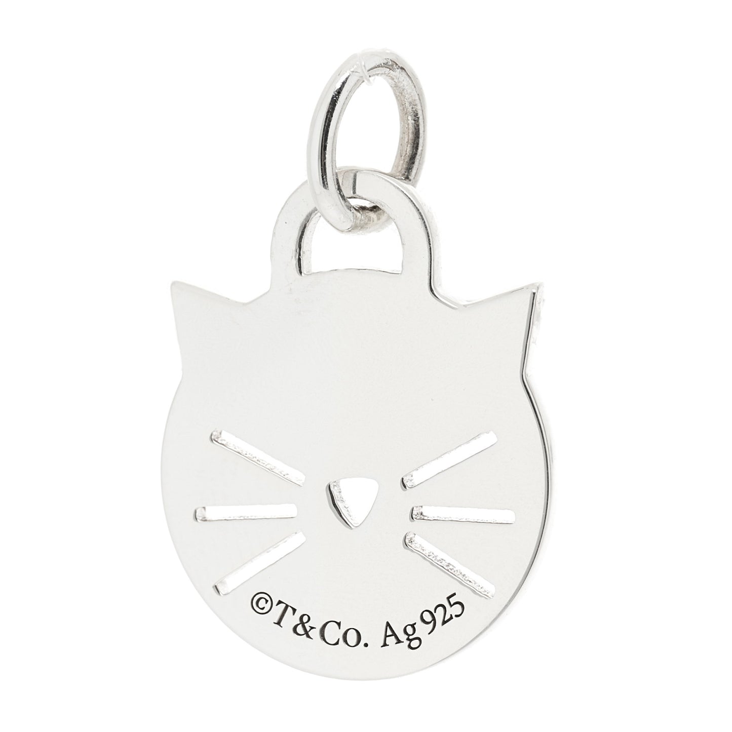 Sterling Silver Return to Tiffany Cat Charm