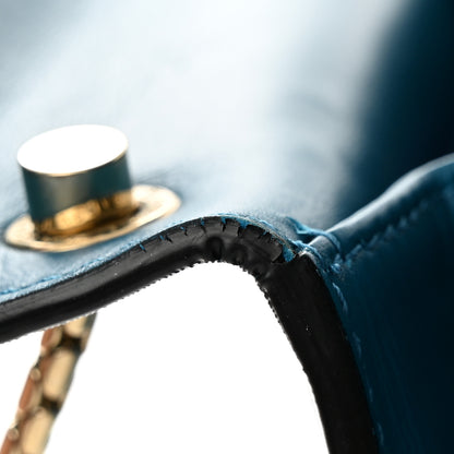 Bulgari Calfskin Serpenti Forever Crossbody Blue 26 of 30