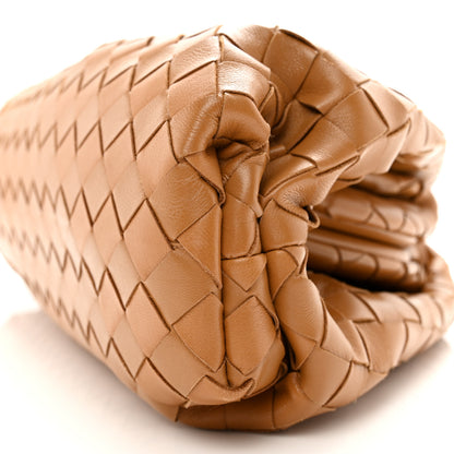 Bottega Veneta Nappa Maxi Intrecciato The Pouch Oversized Clutch Caramel 9 of 10
