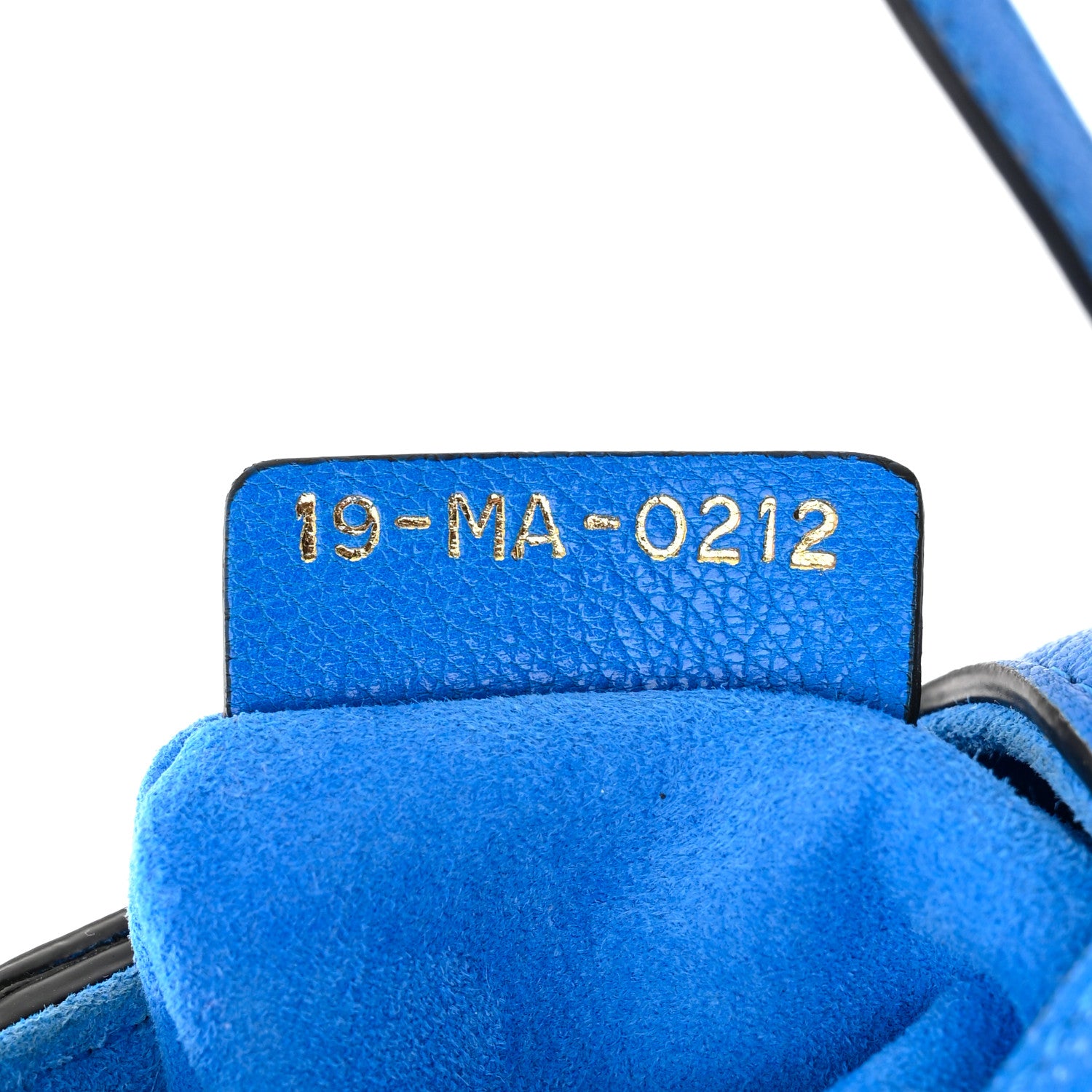 Christian Dior Micro Saddle Bag With Strap Blue 7 of 10