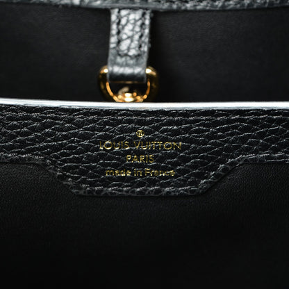 Louis Vuitton Taurillon Mechanical Flowers Capucines PM Black 6 of 6