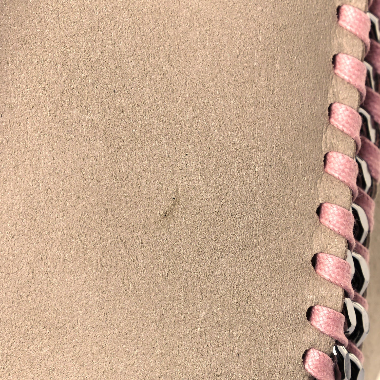 Stella McCartney Shaggy Deer Falabella Reversible Mini Fold Over Tote Pink 19 of 19