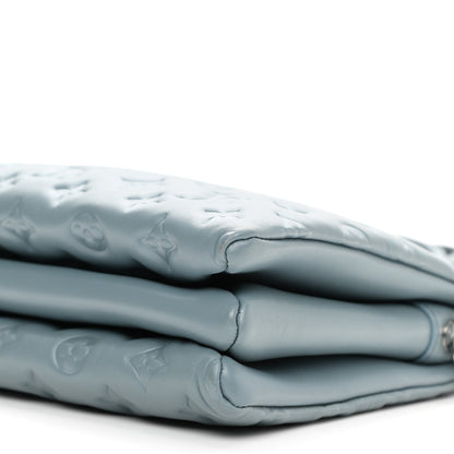 Louis Vuitton Lambskin Embossed Monogram Coussin PM Blue Glacier 10 of 10