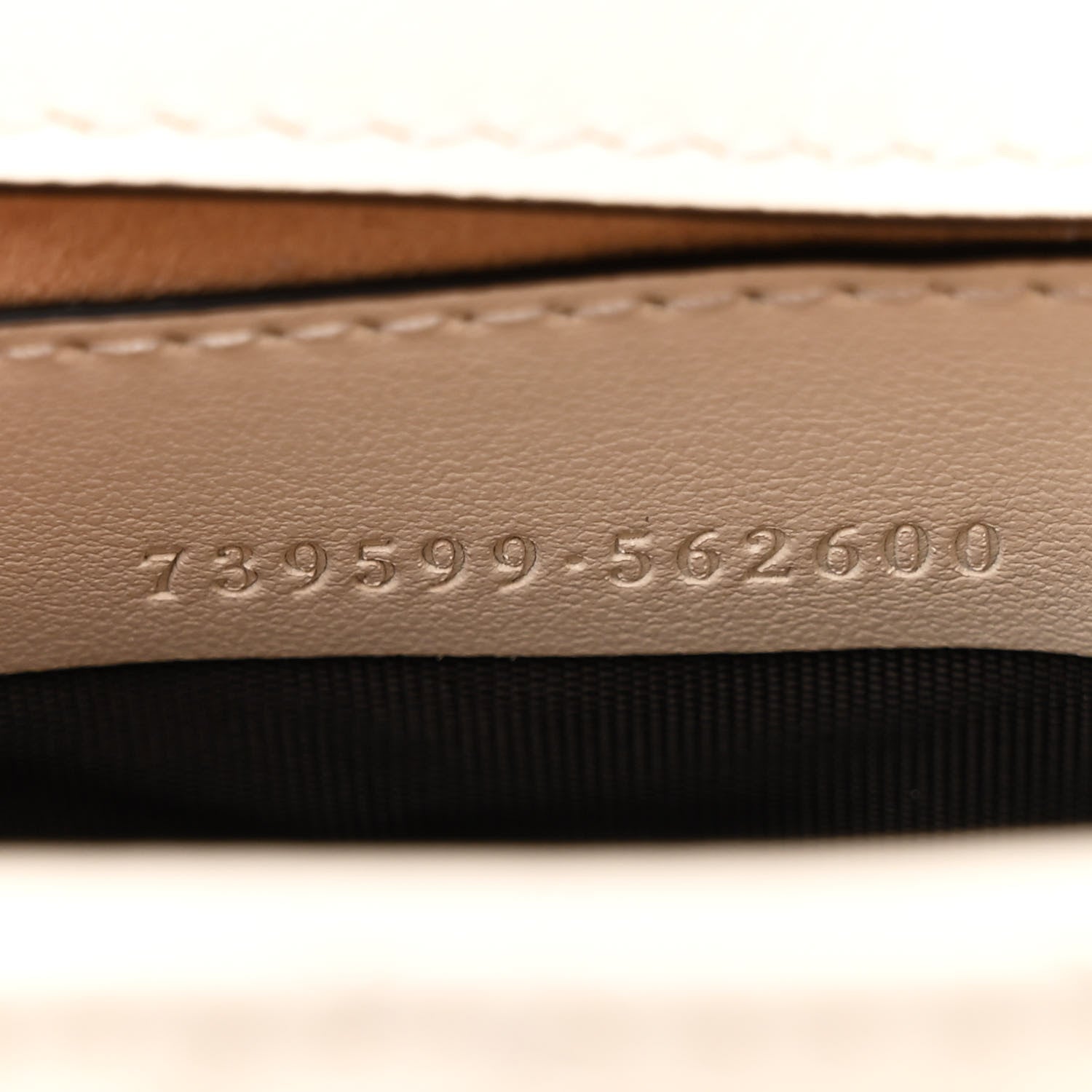 Gucci Calfskin Matelasse Monochrome GG Marmont Chain Mini Belt Bag Mystic White 7 of 11