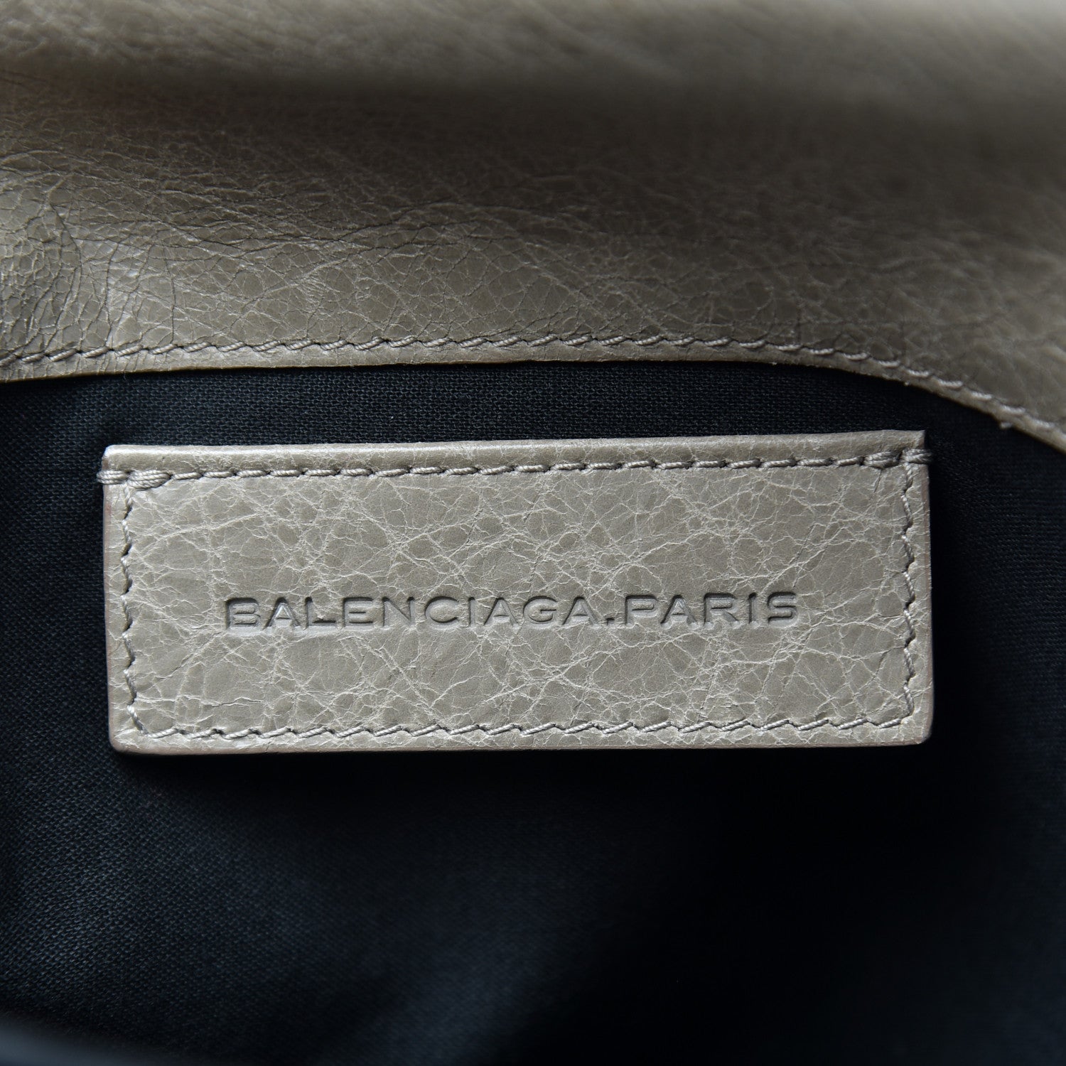 Balenciaga Agneau Giant 21 Gold Hardware Envelope Clutch Gris Glace 6 of 8