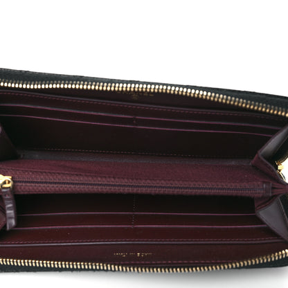 Chanel Caviar Quilted Large Gusset Zip Around Wallet Black 5 of 8