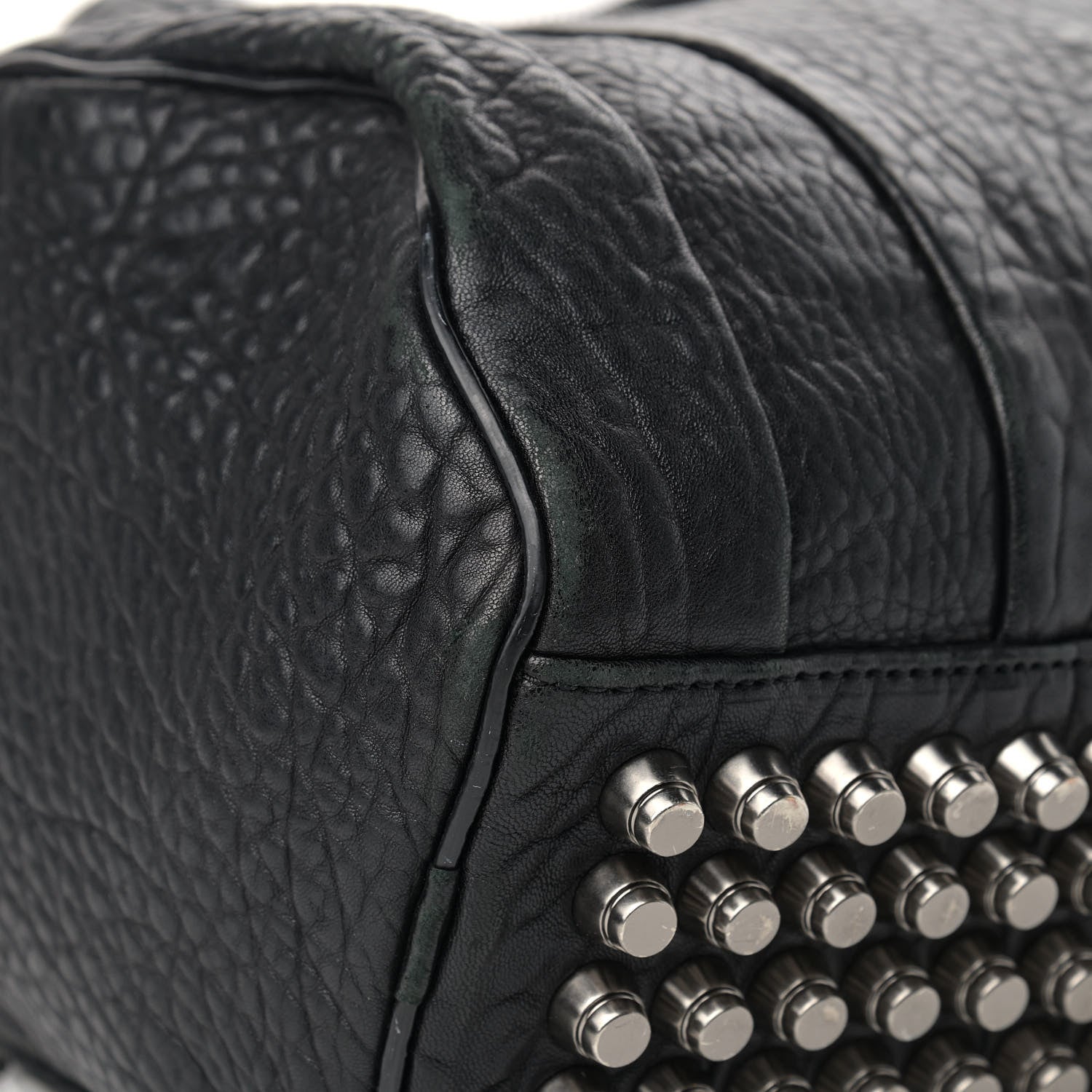 Alexander Wang Pebbled Lambskin Rockie Black Rhodium Hardware 8 of 16