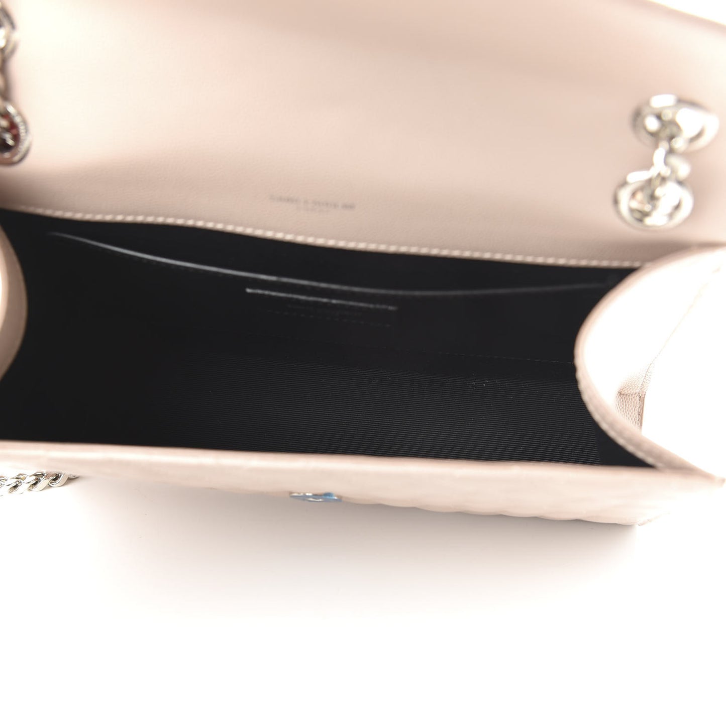 Grain De Poudre Textured Mixed Matelasse Medium Triquilt Monogram Satchel Marble Pink