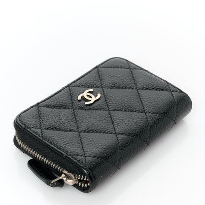 Chanel Caviar Quilted Classic Zipped Coin Purse Black 4 of 8