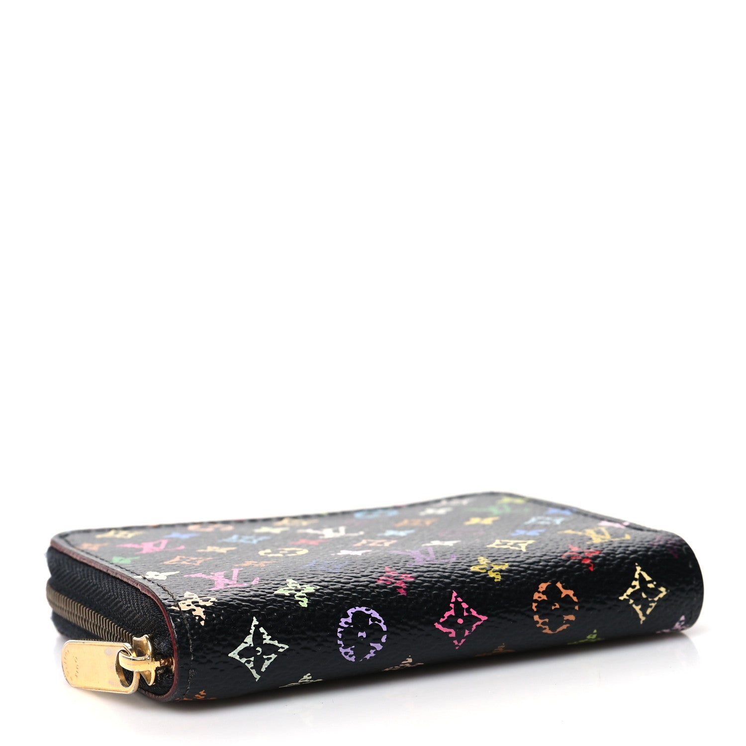 Louis Vuitton Monogram Multicolor Zippy Coin Purse Black 4 of 12