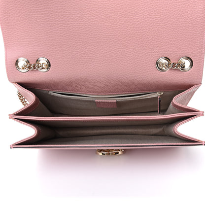 Gucci Dollar Calfskin Interlocking G Shoulder Bag Soft Pink 5 of 5