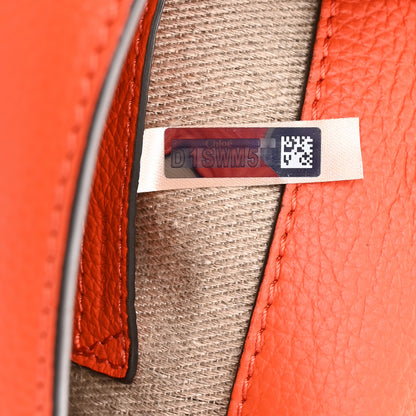 Chloe Calfskin Mini Marcie Round Crossbody Bag Rusted Orange 7 of 11