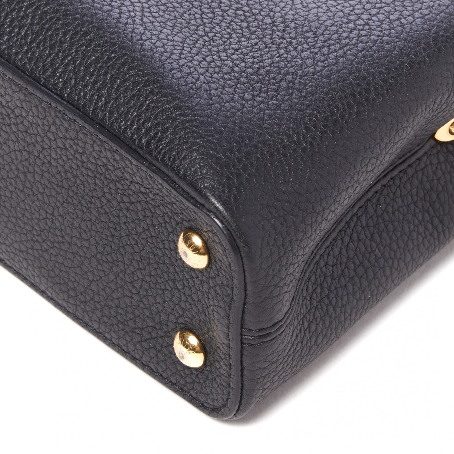 Louis Vuitton Taurillon Mini Capucines Black 5 of 7