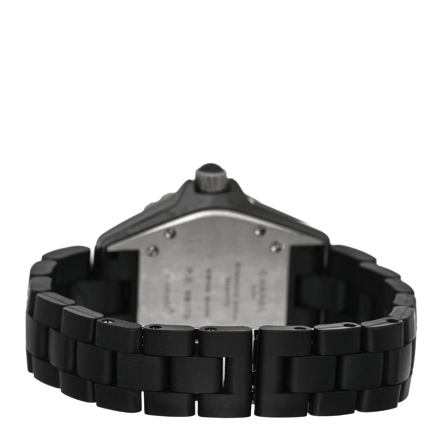Stainless Steel Matte Ceramic 33mm J12 Quartz Watch Black