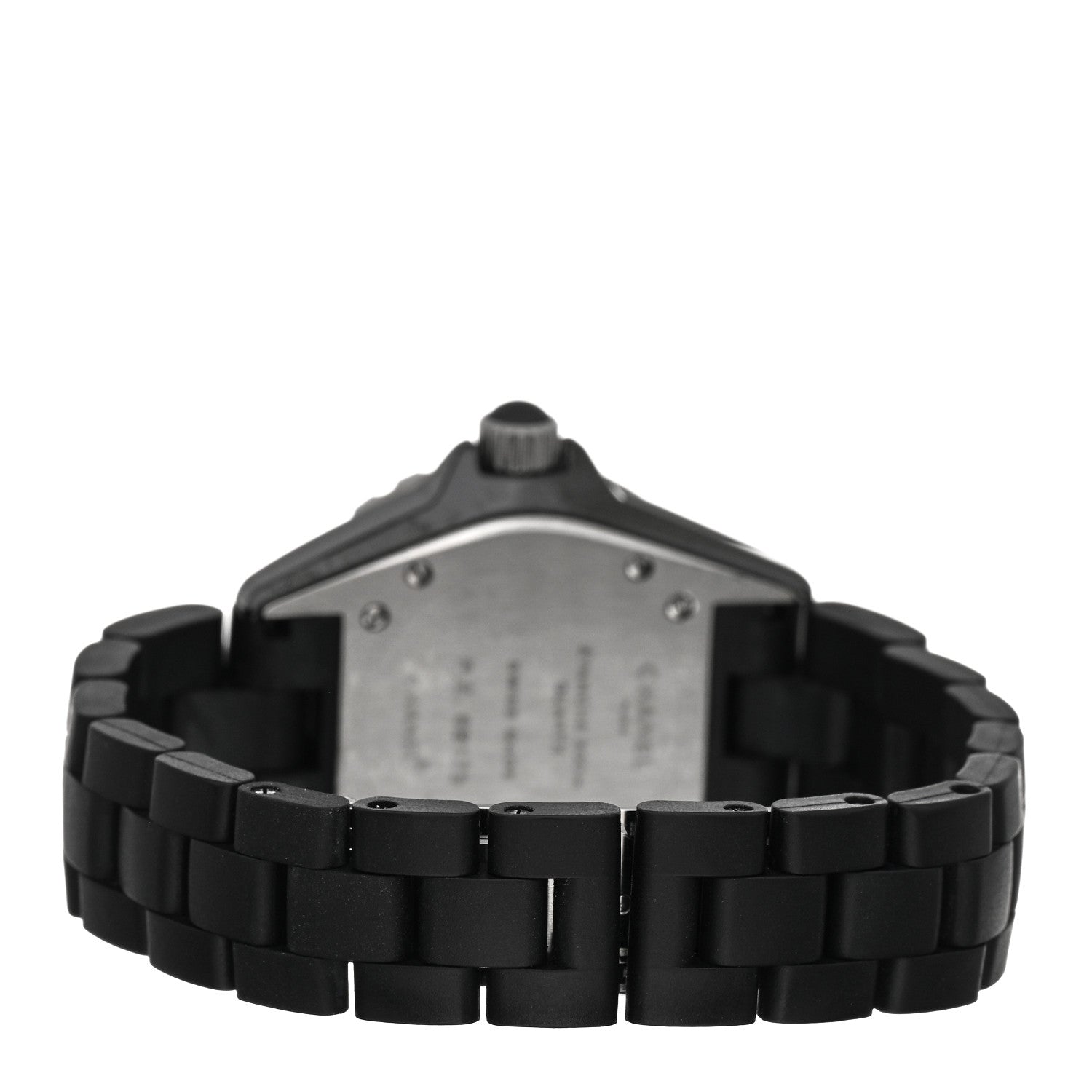 Chanel Stainless Steel Matte Ceramic 33mm J12 Quartz Watch Black 3 of 5
