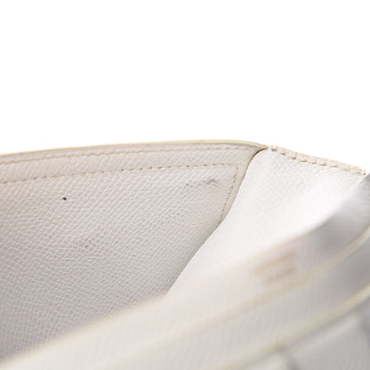 Hermes Epsom Bearn Wallet White 13 of 13
