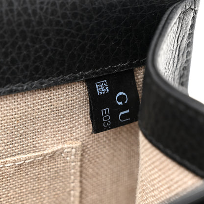 Gucci Dollar Calfskin Small Interlocking G Shoulder Bag Black 8 of 14