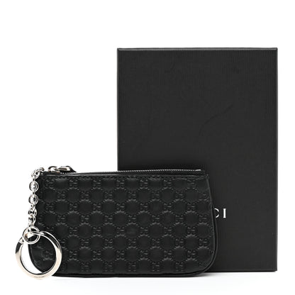 Gucci Microguccissima Key Ring Coin Case Black 8 of 8