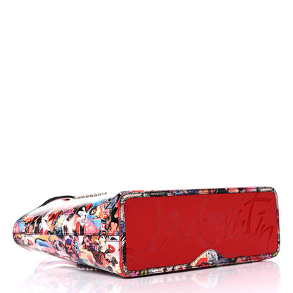 Christian Louboutin Patent Calfskin Small Oh Xtian Cabata Tote Red 5 of 13
