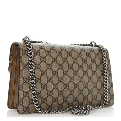 Gucci GG Supreme Monogram Small Dionysus Shoulder Bag Taupe 3 of 10
