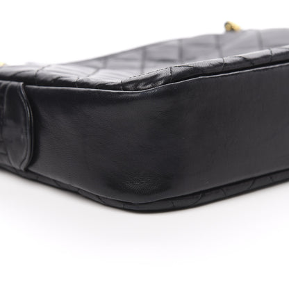 Chanel Lambskin Quilted Shoulder Bag Navy Blue 10 of 18