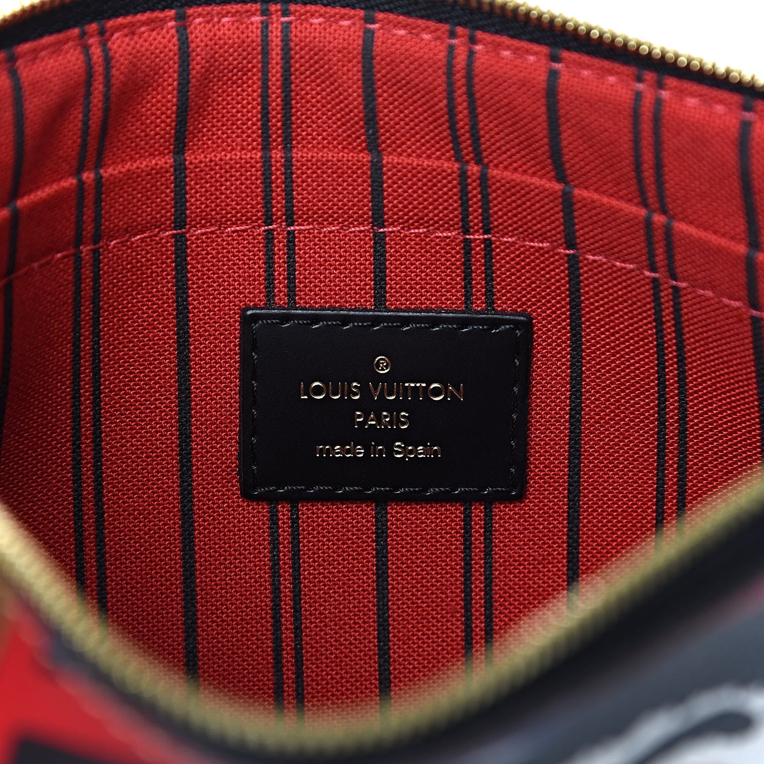 Louis Vuitton Reverse Monogram Kabuki MM GM Pochette 6 of 7