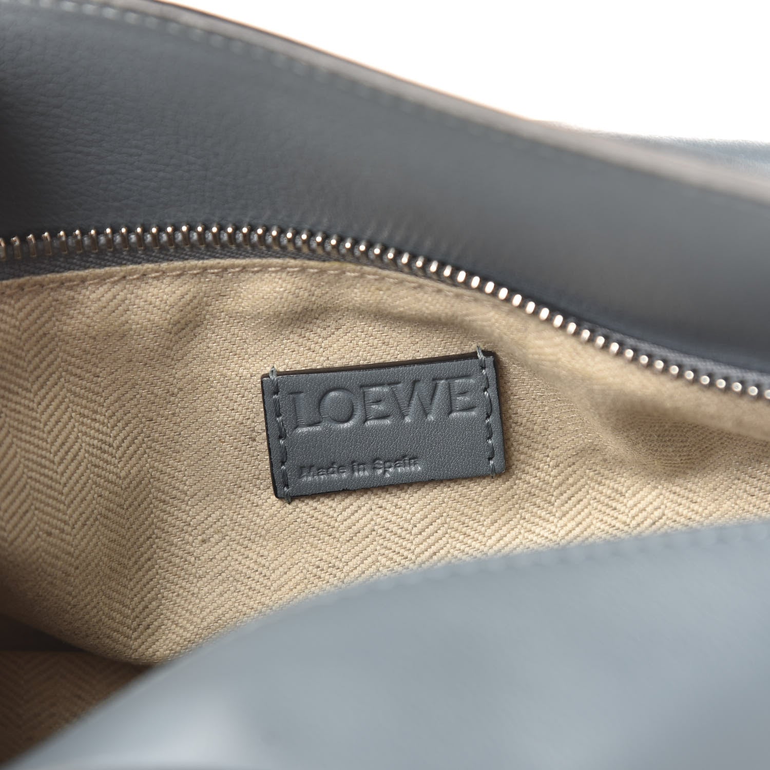 Loewe Calfskin Medium Puzzle Bag Stone Blue 8 of 11