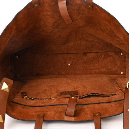 Valentino Garavani Grained Calfskin Large Roman Stud Tote Selleria 5 of 12