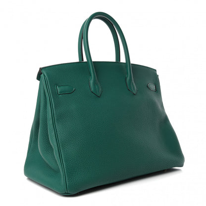 Hermes Togo Birkin 35 Malachite 3 of 10