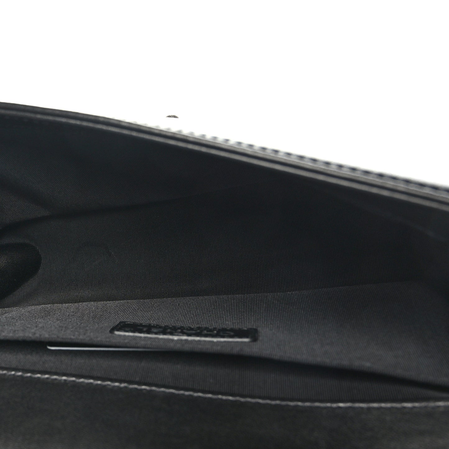 Lambskin Quilted Medium Boy Flap Black