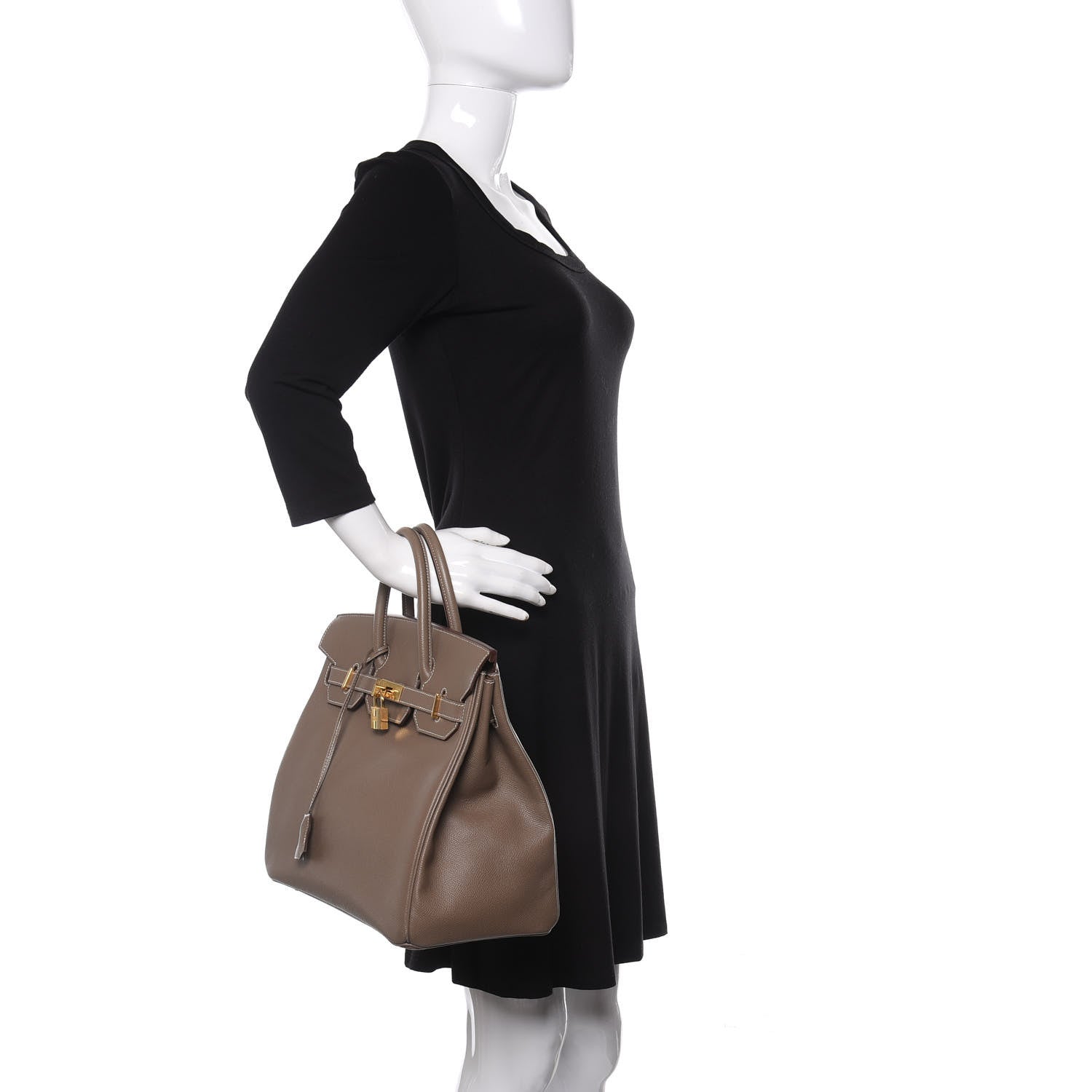 Hermes Epsom HAC Birkin 32 Etoupe 2 of 15