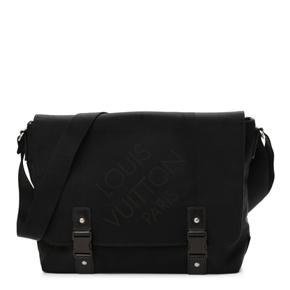 Louis Vuitton Damier Geant Loup Messenger Bag Black 1 of 12